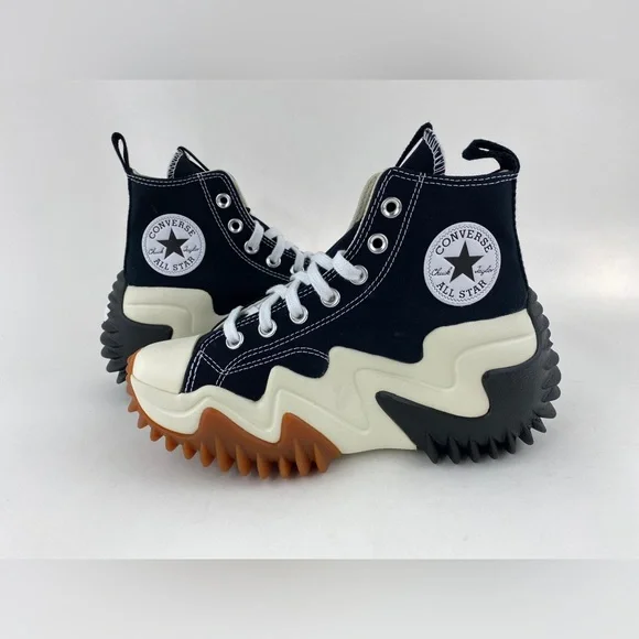 Converse Run Star Motion HI Black White Women's Sneakers Shoes 171545C - Picture 11 of 12